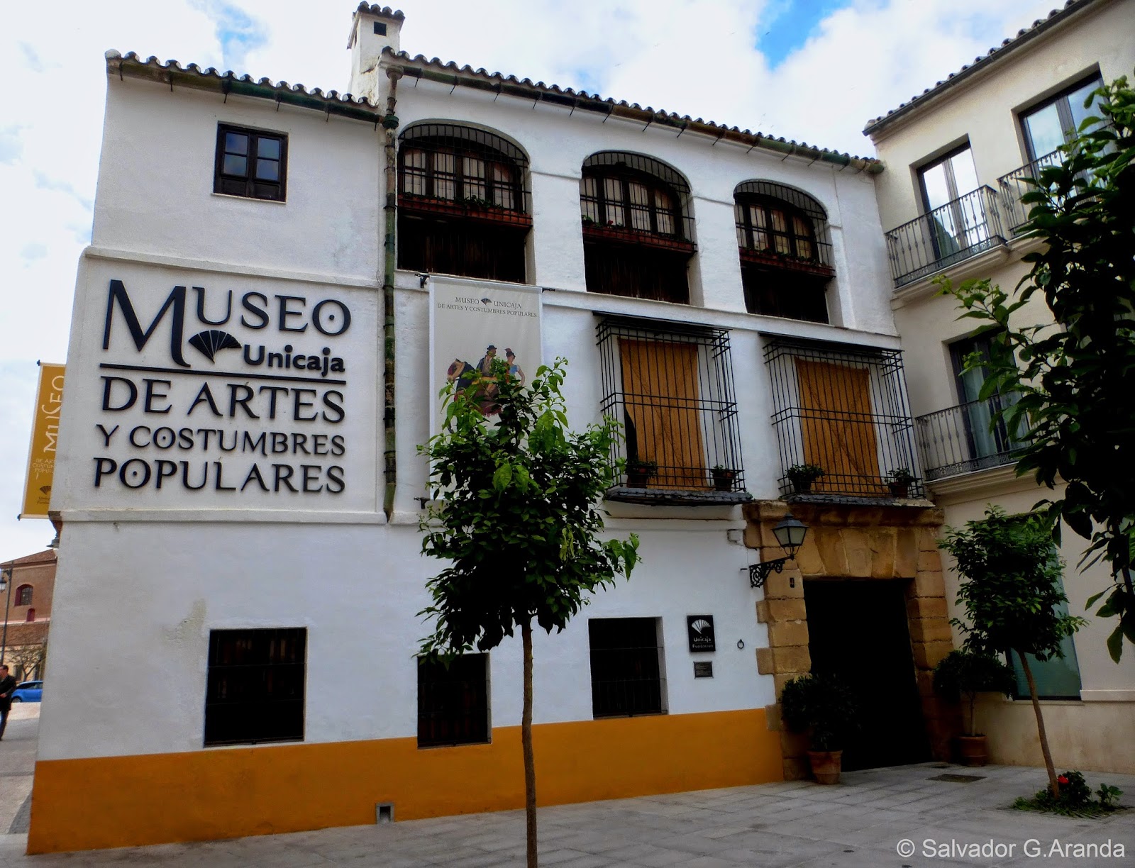 Vista del edificio del Museo de Artes y Costumbres Populares de Málaga